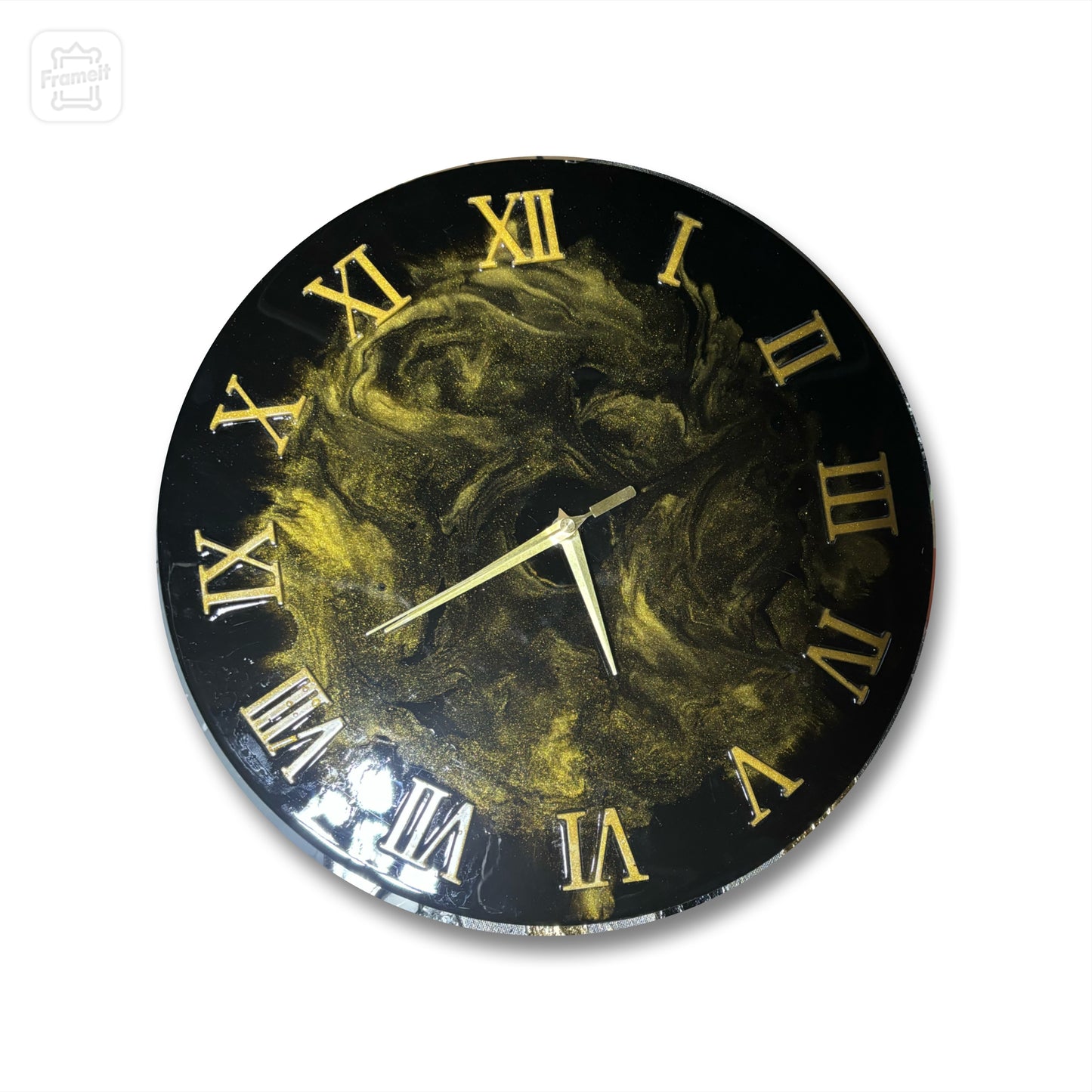 14' solid epoxy clock
